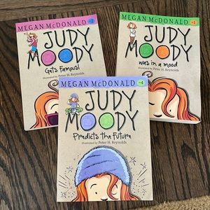 Judy Moody books 1,2 and 4. Good condition.